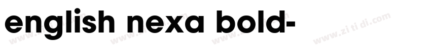 english nexa bold字体转换 english nexa bold字体转换